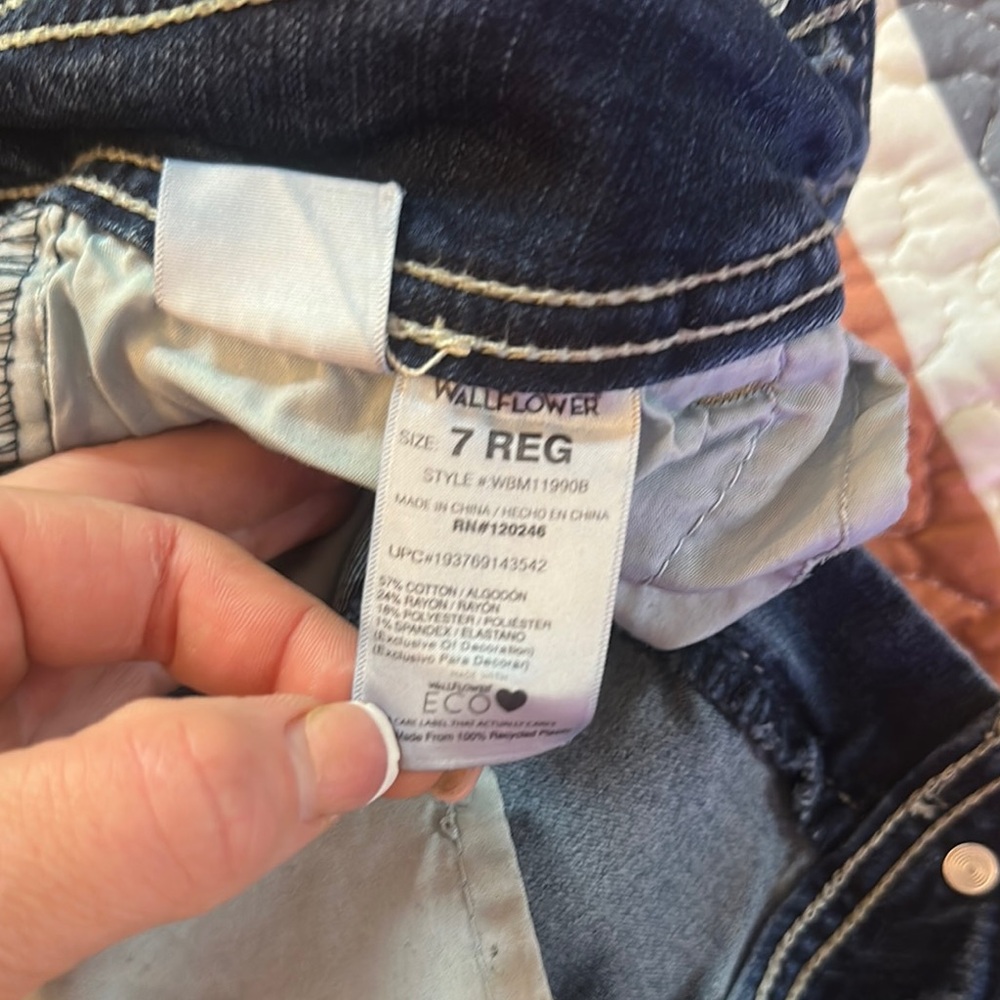 Wallflower Dark Indigo Bootcut Jeans